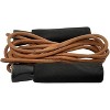 Amber Leather Jump Rope with Foam Handles for Endurance Workouts, Boxing, MMA, Martial Arts, Fitness – 9.5ft, for Men, Women & Children - 2 of 4