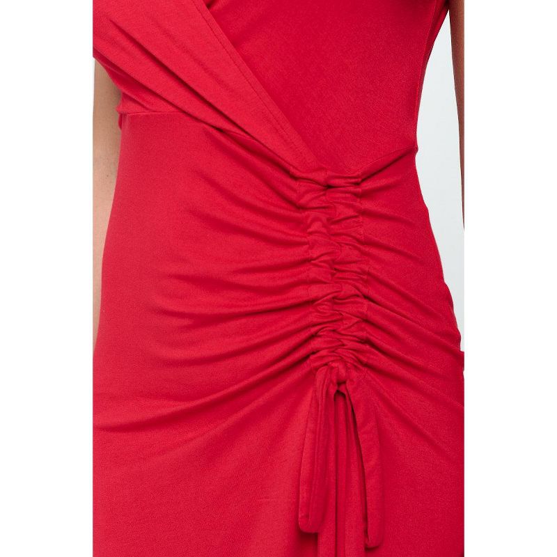 WEST K Women's Emma Ruched Midi Wrap Dress, 5 of 7