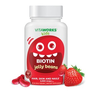 VitaWorks Kids - Biotin - 60 Jelly Beans - 1 of 4