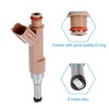 Unique Bargains 23250-0T010 Fuel Injector for Toyota Corolla Matrix 4 Door for Scion Brown 4 Pcs - 4 of 4