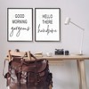 Stupell Industries Morning Gorgeous Hello Handsome Romantic Framed Giclee, 2 Pieces, each 24 x 30 - 2 of 3