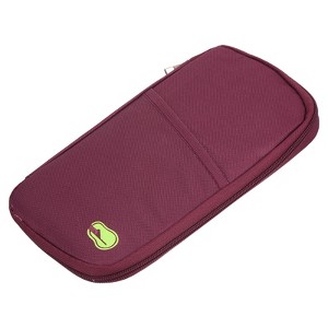 Unique Bargains Lightweight Portable Travel Passport Wallet for Women Men - 1 of 4