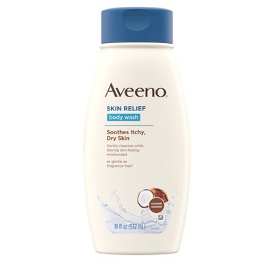 Aveeno Skin Relief Oat Body Wash with Coconut Scent - 18 fl oz