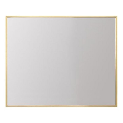 Elegant Lighting Aluminum Frame Square Mirror 30x36 In Gold