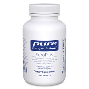 Pure Encapsulations SeroPlus - Hypoallergenic Serotonin Support to Support Moderate Occasional Stress - 120 Capsules - 1 of 4