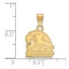 Black Bow Jewelry 14k Yellow Gold Plated Sterling Silver Miami Redhawks NCAA Small Pendant - 2 of 3