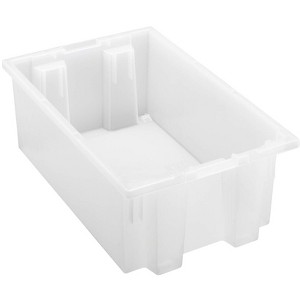 Quantum Storage Systems Stack And Nest Tote, 18"W X 11"D X 6"H, Heavy Duty - 1 of 1
