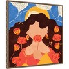 Amanti Art Modern Woman by Shriya Bhattacharya Canvas Wall Art Print Framed 22 x 22-in. - 3 of 4