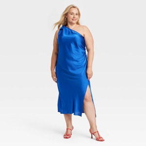 Women's One Shoulder Midi Dress - A New Day™ - 1 of 3