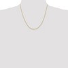 Black Bow Jewelry 1.75mm 10k Yellow Gold Diamond Cut Solid Rope Chain Necklace - 2 of 4