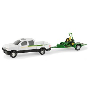 1/32 John Deere Pick-Up with Z930M Z Trak Zero Turn Mower And Trailer LP53365 45520 - 1 of 2