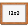 PosterPalooza | Photo Size Classic Brown Picture Frame - UV Acrylic, Foam Board Backing, Hanging Hardware - 2 of 4