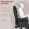 Vynxaria Executive Office Chair, PU Leather Ergonomic Office Desk Chair, Reclining and Swivel Chair with Footrest and Lumbar Support - 4 of 4