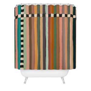 Deny Designs Alisa Galitsyna Mix Striped Shower Curtain - 1 of 3