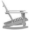 Garden Rocking Chair Grey Hardwood Standard Durable vidaXL - 3 of 4