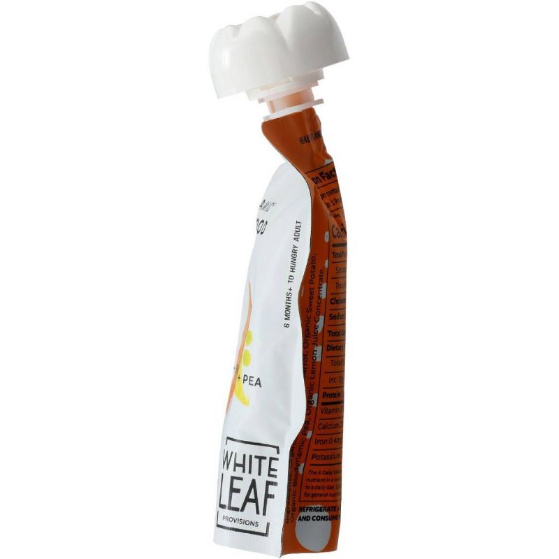 White Leaf Provisions Carrot, Sweet Potato, and Pea Biodynamic Puree 6+ Months - Case of 6/3.17 oz, 5 of 8