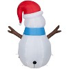 Gemmy Christmas Inflatable Snowman with Twig Arms, 4 ft Tall, Multi - 4 of 4
