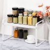 Unique Bargains Kitchen Metal Expandable Spice Rack Cabinet Shelf Organizer - 3 of 4