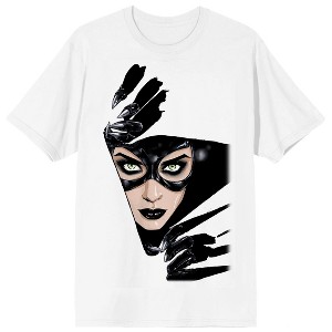 Batman Catwoman Cutout Short Sleeve Tee for Men-Medium : Target