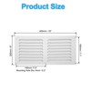 Unique Bargains Aluminum Alloy Durable Corrosion-Resistant Vent Covers - 2 of 4