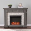 Dakesbury Faux Stone Electric Fireplace - SEI - 2 of 4