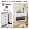 Resenkos Floating Nightstand with Lights, 2 Drawers, 3 Lighting Modes, for Bedroom, Living Room, Study, White - 4 of 4