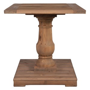 Uttermost Stratford Pedestal End Table - 1 of 4