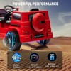 Kids 12V Ride on Car, Hetoy Licensed Mercedes Benz G63 Kids Car w/Remote Control - 4 of 4