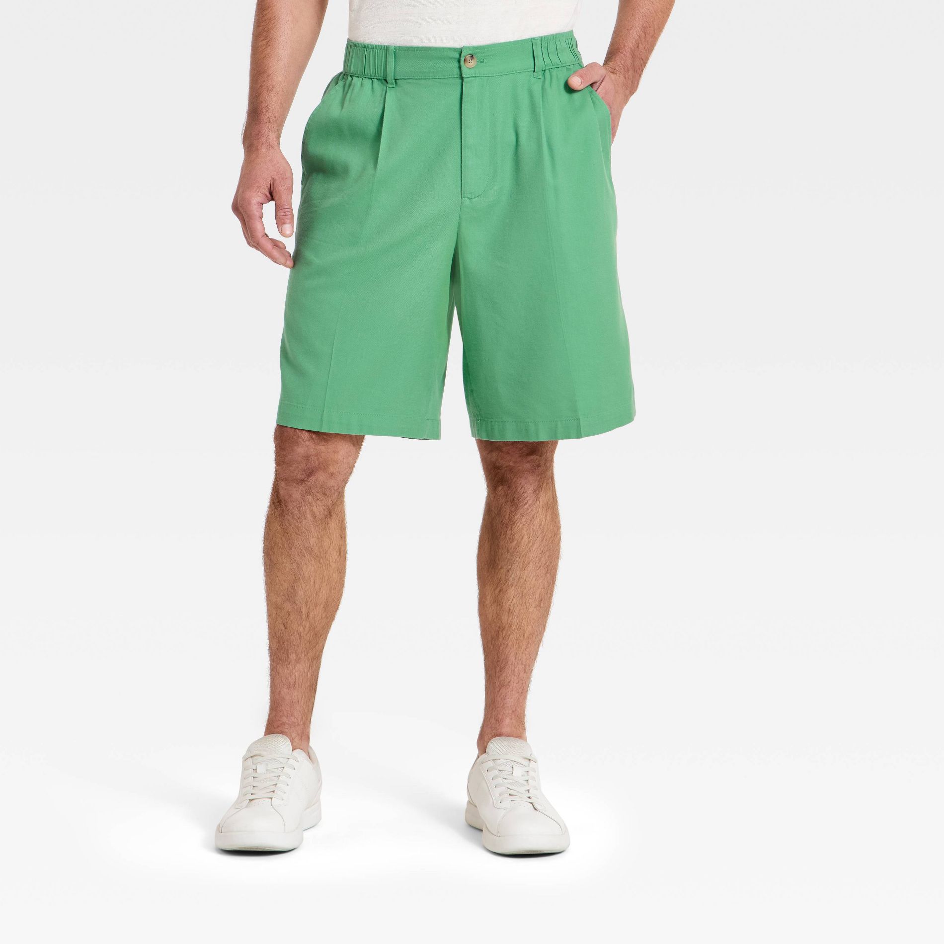 Men's 10" Longline Pleated Shorts - Goodfellow & Co™