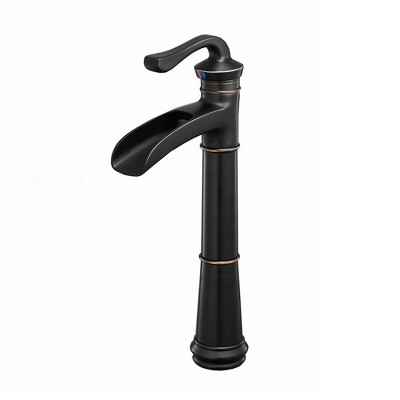 BWE Waterfall Single Hole Single-Handle Vessel Bathroom Faucet