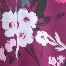 deep claret multi floral