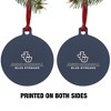 John Carroll University Blue Streaks Logo Aluminum Holiday Christmas Tree Ornament - 2 of 4