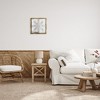 Stupell Industries Winter Snowflake Distressed Pattern Floating Frame Canvas Art, Gold, 18" x 18" - 3 of 4