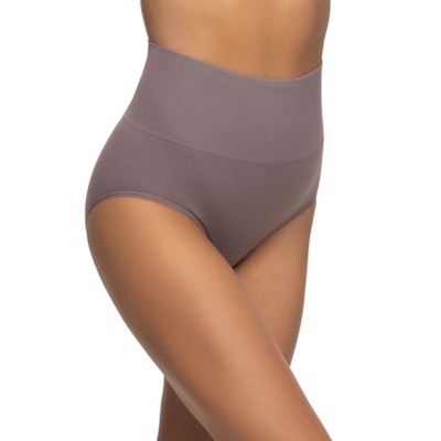Felina Women's Seamless Shapewear Brief Panty Tummy Control (rose