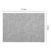 REGALWOVEN Kitchen Dining Table Decor Heat Resistant Wipeable Faux Leather Placemats 6 Pcs - 4 of 4