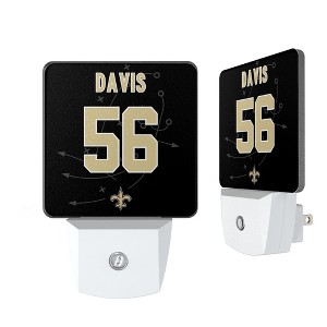 NFL New Orleans Saints Players Game Tactic Night Light 2-Pack - 1 of 4