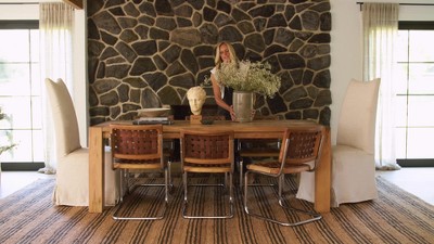 Black and Beige Jute Rectangular Trellis Area Rug, 9' x 12'