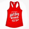Simply Sage Market Makes Me Want A Hot Dog Real Bad Solid Racerback Tank - 2 of 3