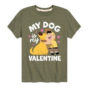 Boys' - Disney - Dug My Dog Is My Valentine Short Sleeve Graphic T-Shirt - 1 of 4