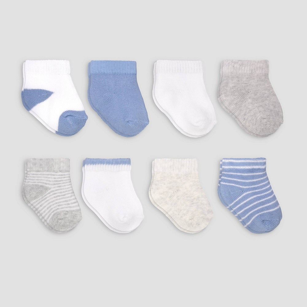 Carter s Just One You Carters Just One You 8pk Baby Boys Ankle B Basic Terry Socks Connecticut Post Mall