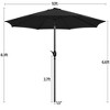 Yaheetech 10FT Patio Umbrella for Garden, Backyard, Beach - 3 of 4