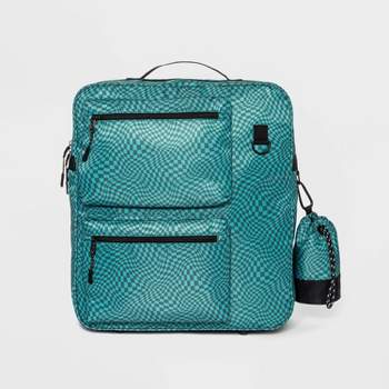 Checkered Wheelchair 17.5" Backpack - Original Use™ Blue
