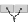 Monoprice Smooth Full Motion Dual Monitor Adjustable Gas Spring Desk Mount - Black, Supports Up to 34 Inch Monitors, Max 19.8 LBS Weight Per Display - 2 of 4