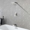 CLIHOME Single Handle 1 Spray Tub and Shower Faucet with 8 Inch Square Fixed Shower Valve Included - 4 of 4