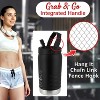 Brentwood Vacuum-Insulated Stainless Steel Sports Water Jug with Spout Straw Lid, and Handle with Fence Hook - 2 of 4