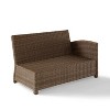 Bradenton Steel Outdoor Right Side Sectional Sangria/Weathered Brown - Crosley - 3 of 4