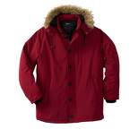 KingSize Men's Big & Tall Arctic Down Parka with Detachable Hood and Insulated Cuffs