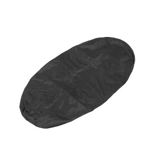 Unique Bargains Universal Flexible Waterproof Motorcycle Rain Seat Cover Black M 1 Pc - 1 of 4