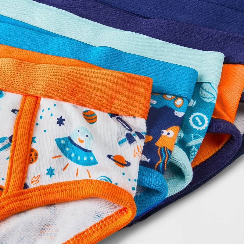 Toddler Boys' 7pk Sharks Printed Briefs - Cat & Jack™ Blue, 5 of 6
