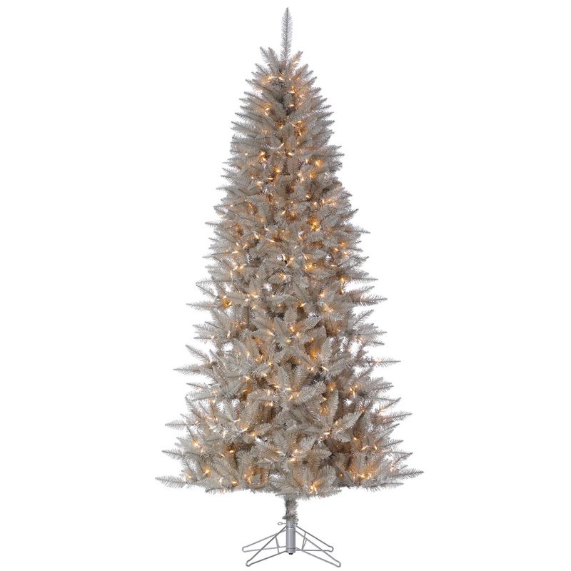 Vickerman Platinum Fir Artificial Christmas Tree, 1 of 4